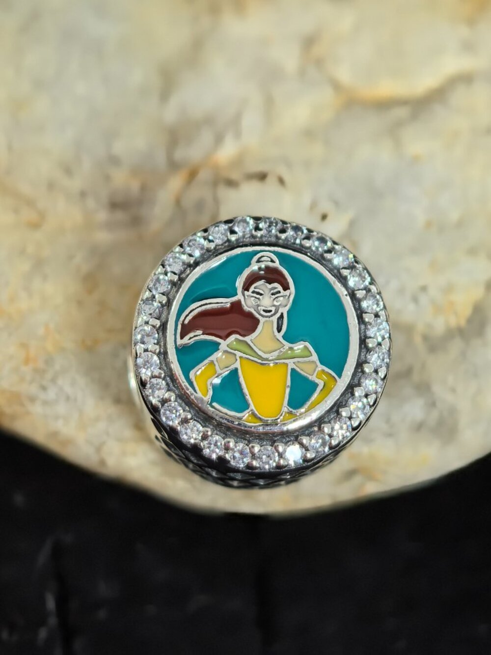 Pandora Run Disney 10K Pendant Dangle Charm, S925 Silver Jewelry (Women's)